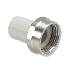 Пластиковий Штуцер PPR Ekoplastik 20мм 3/4"