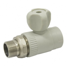 Кран Радіаторний Прямий PPR ASG PN20 ПН 20мм 1/2"