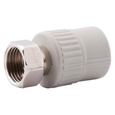 Муфта PPR ASG 20мм 1/2" РВ С НГ