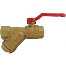 Кран кульовий 1/2" ВВ Solomon pn40(З фільтром)